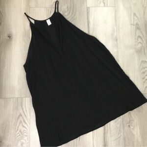 Old Navy Black Halter Tank Top L